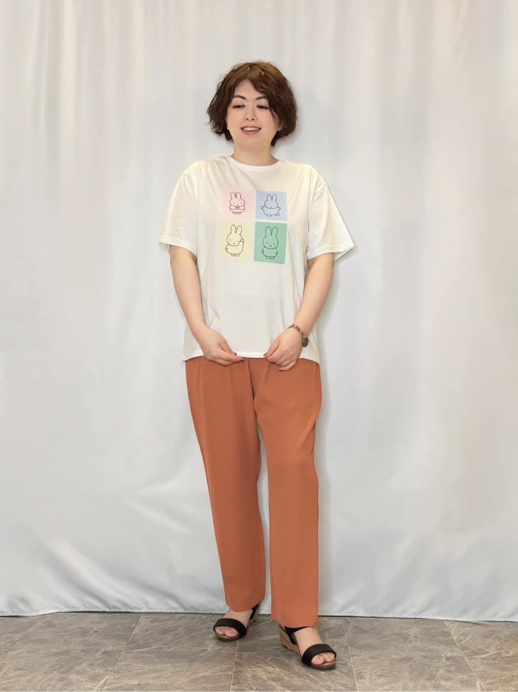 たみさんの「SHOO･LA･RUE｜【miffy】グラフィックTシャツ」を使ったコーディネート