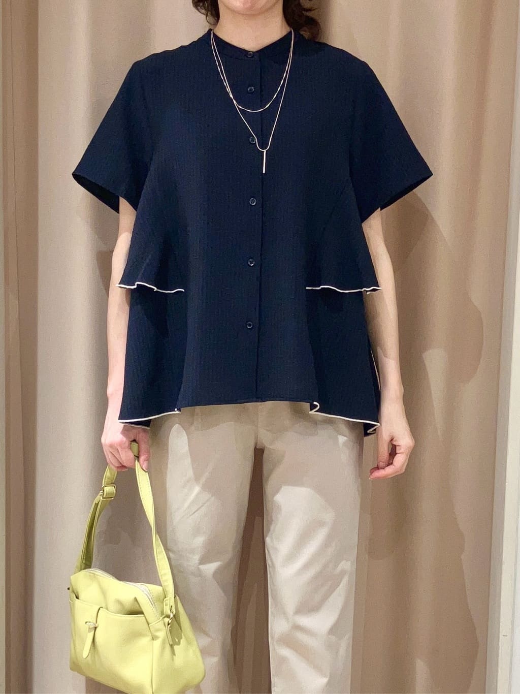 kimiさんの「grove｜【冷感】サマーハイパーストレッチテーパードパンツ」を使ったコーディネート