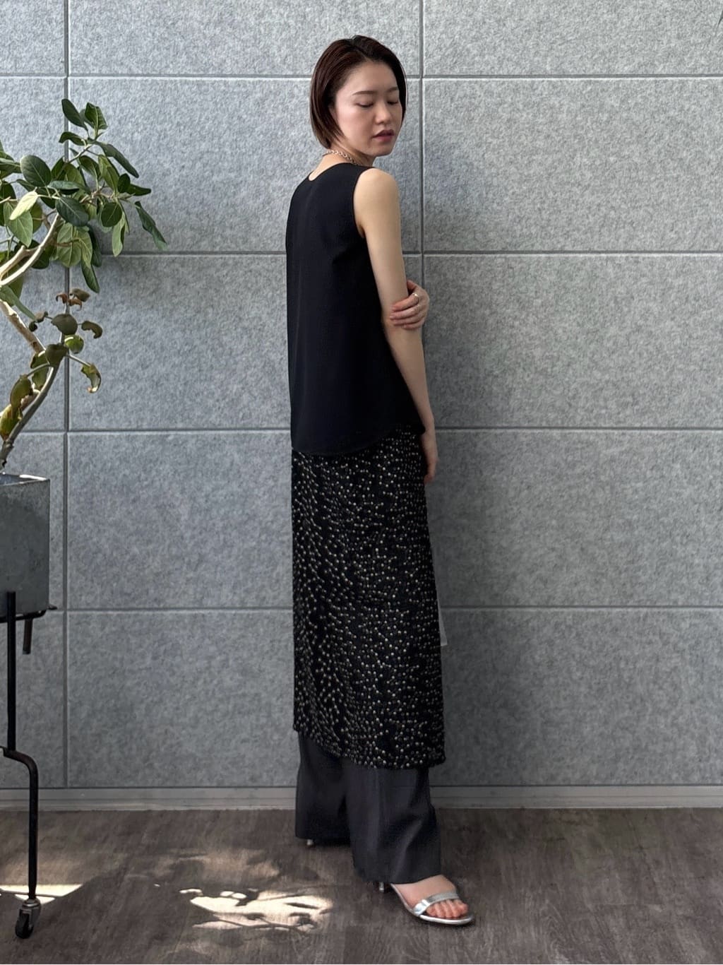 kanaeさんの「INDIVI｜【トレンド感◎】レイヤード レーススカート」を使ったコーディネート