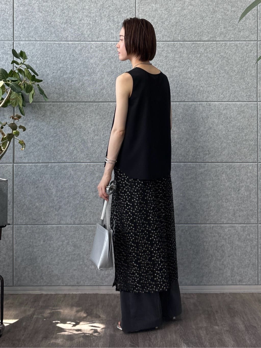 kanaeさんの「INDIVI｜【トレンド感◎】レイヤード レーススカート」を使ったコーディネート