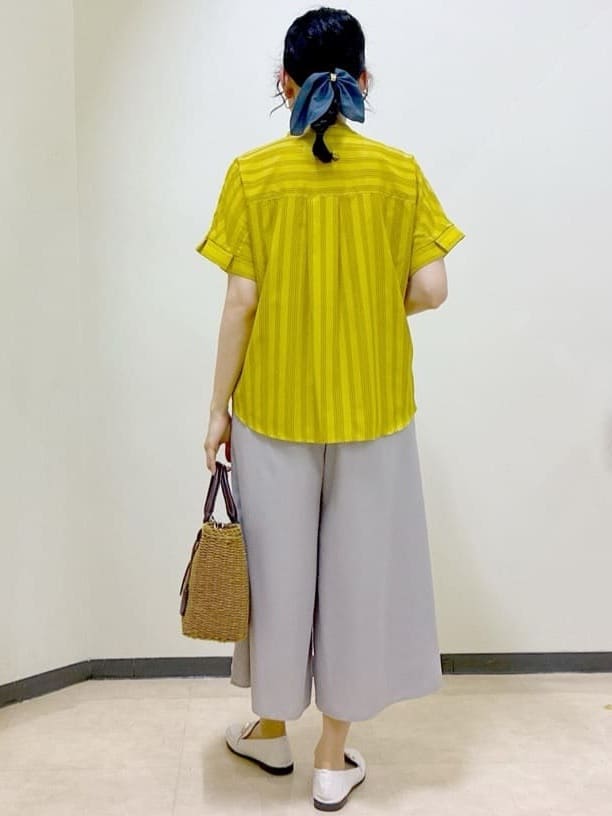  beni_gingerさんの「Reflect｜【洗える】ドビーストライプブラウス」を使ったコーディネート