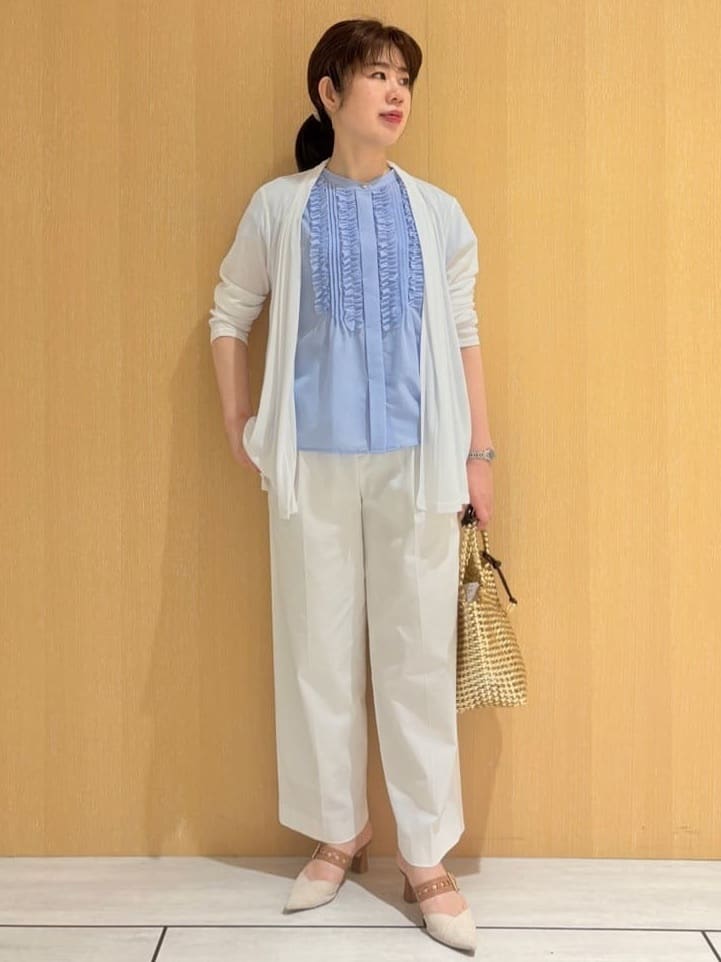 CHISATOさんの「UNTITLED｜◆【接触冷感/UV機能/遮熱】ジャージカーディガン」を使ったコーディネート