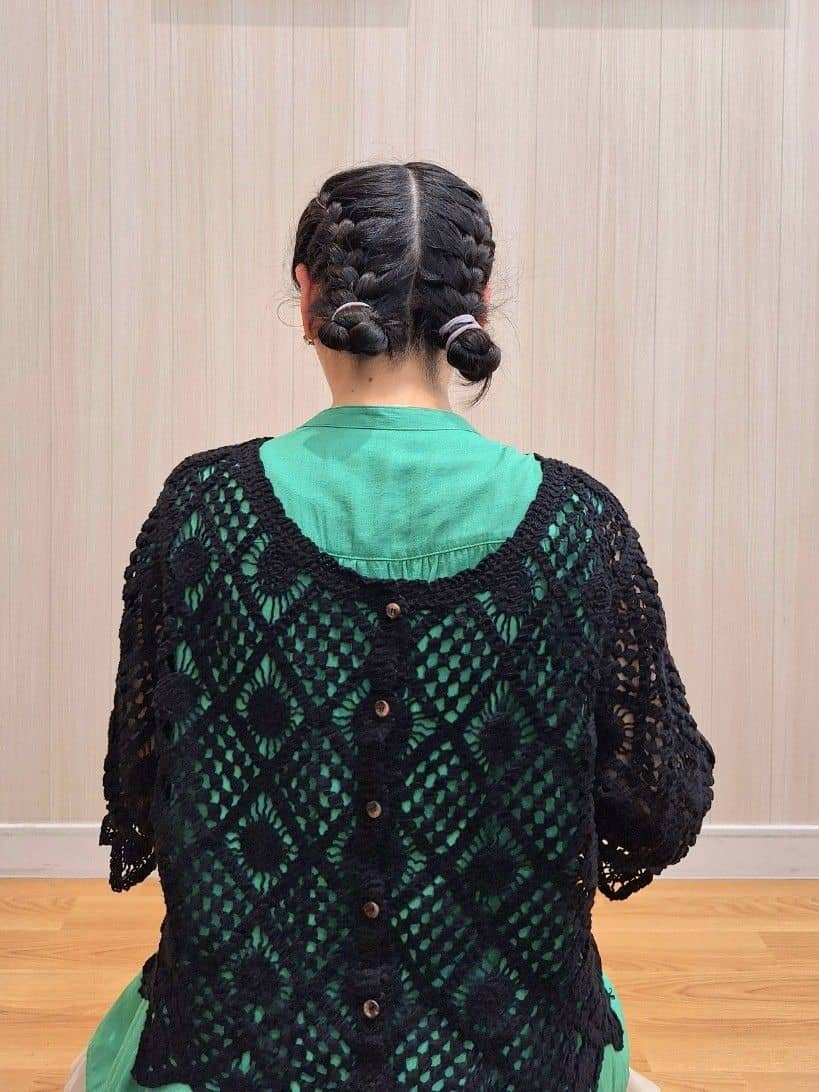 Saoさんの「SHOO･LA･RUE｜【2WAY】大人のほんのり甘いスタイルに クロシェレースカーディガン」を使ったコーディネート