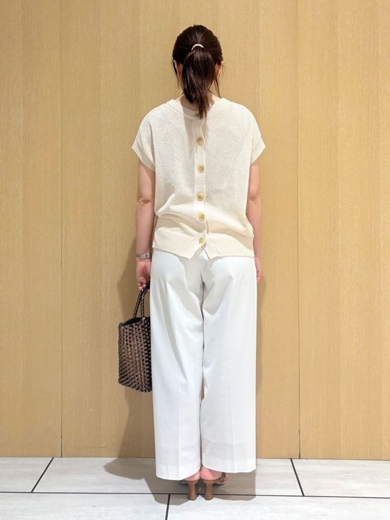 CHISATOさんの「UNTITLED｜メタリックメッシュトート」を使ったコーディネート