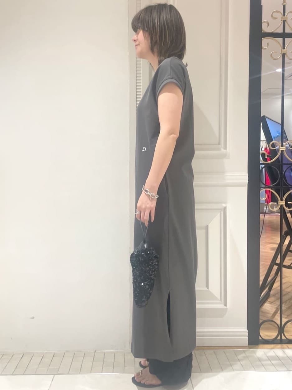 makiさんの「DRESSTERIOR｜◆スパンコール2WAYポシェット」を使ったコーディネート