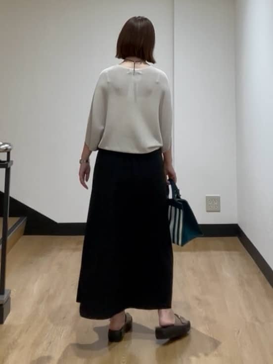 MIKIKOさんの「UNTITLED｜ビッグオーバルネックレス」を使ったコーディネート