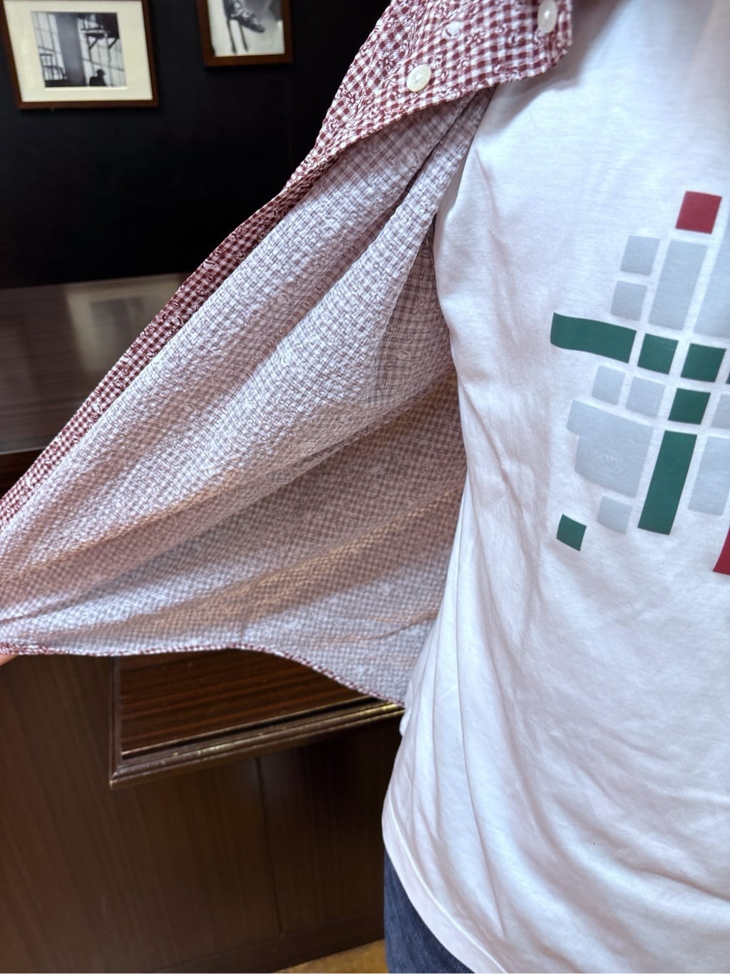 KEIさんの「TAKEO KIKUCHI｜【モンスターストレッチ】日本製 ウォッシュド デニムパンツ」を使ったコーディネート