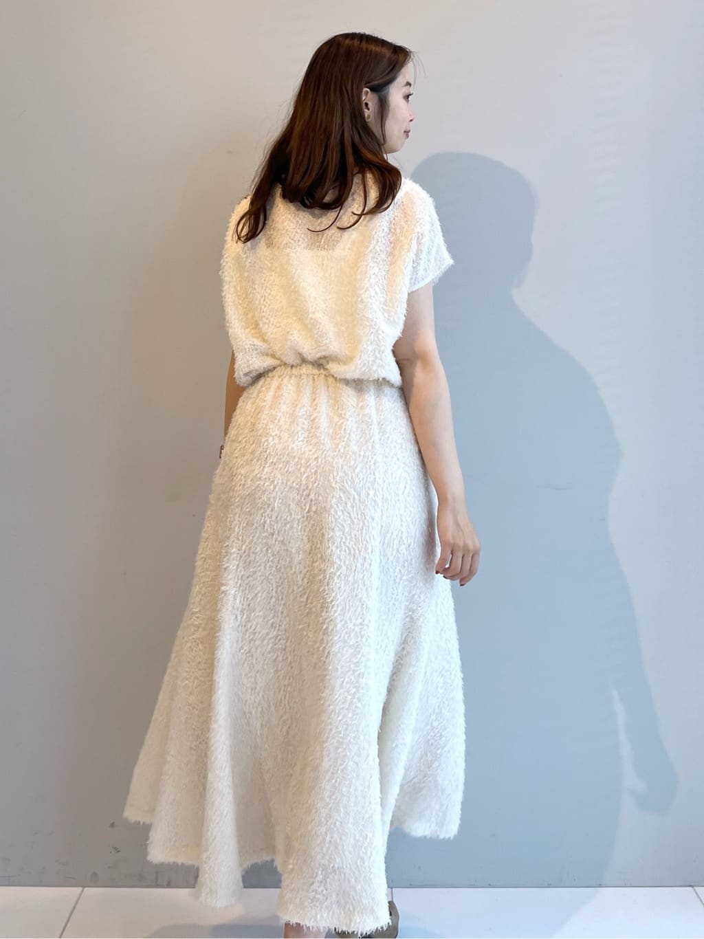 Saekoさんの「UNTITLED｜【セットアップ可/洗える】フェザーフレンチスリーブブラウス」を使ったコーディネート