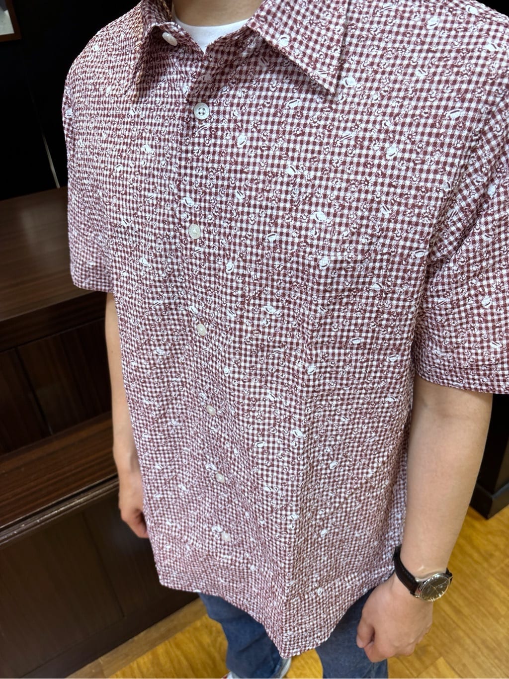 KEIさんの「TAKEO KIKUCHI｜【モンスターストレッチ】日本製 ウォッシュド デニムパンツ」を使ったコーディネート