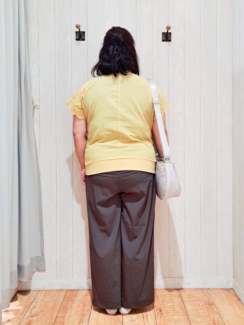 kotomiさんの「SHOO･LA･RUE｜【着丈選べる】触れる度ひんやり ゆるきれい イージーワイドパンツ」を使ったコーディネート