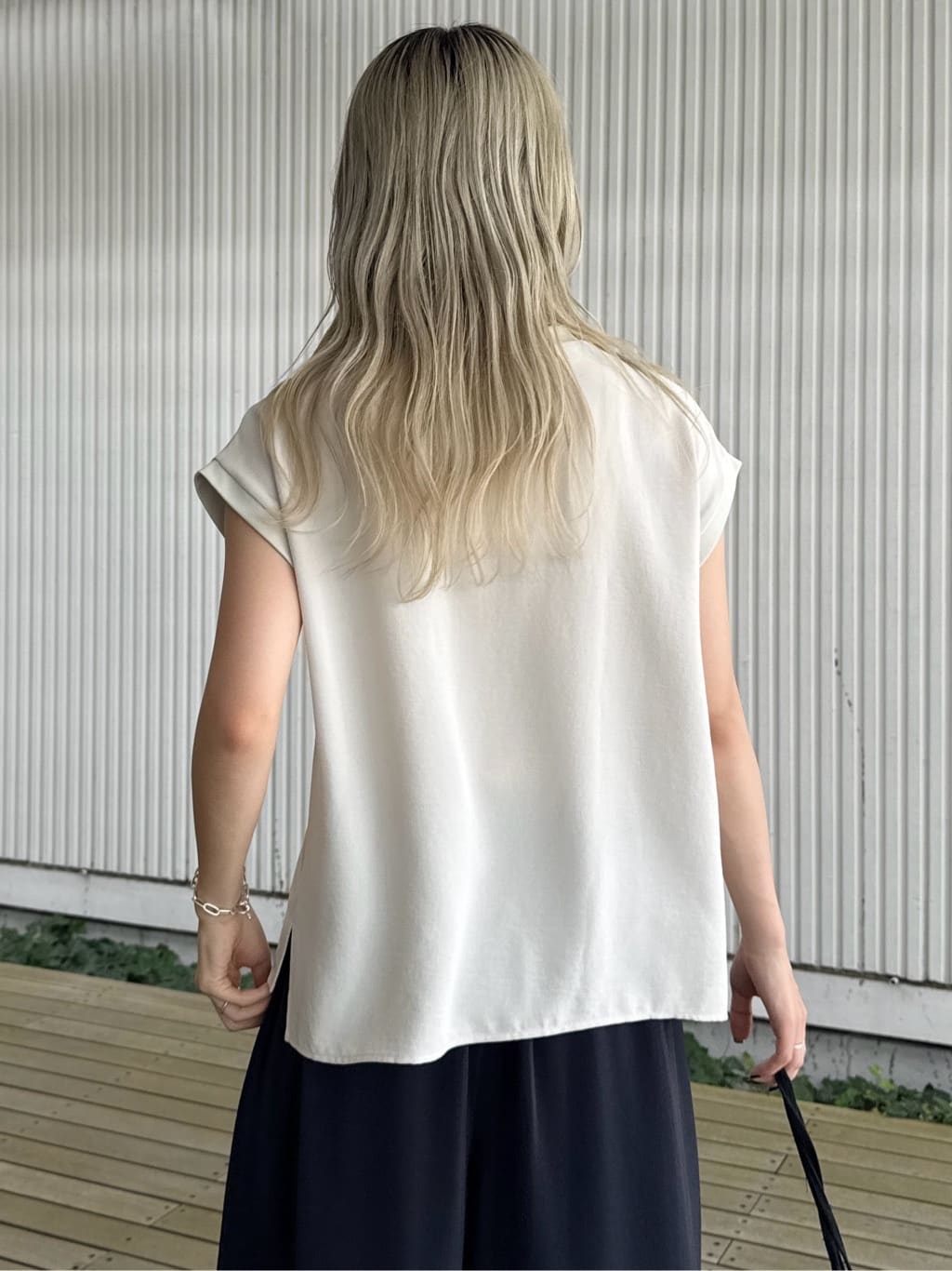 omaさんの「THE SHOP TK｜◆アソートプリントTシャツ【防シワ／接触冷感／UV／洗濯機OK】」を使ったコーディネート