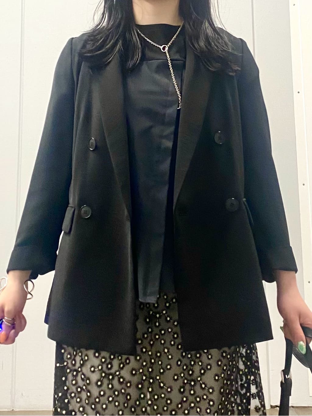 misakiさんの「INDIVI｜【洗える】ビスチェレイヤード風トップス」を使ったコーディネート