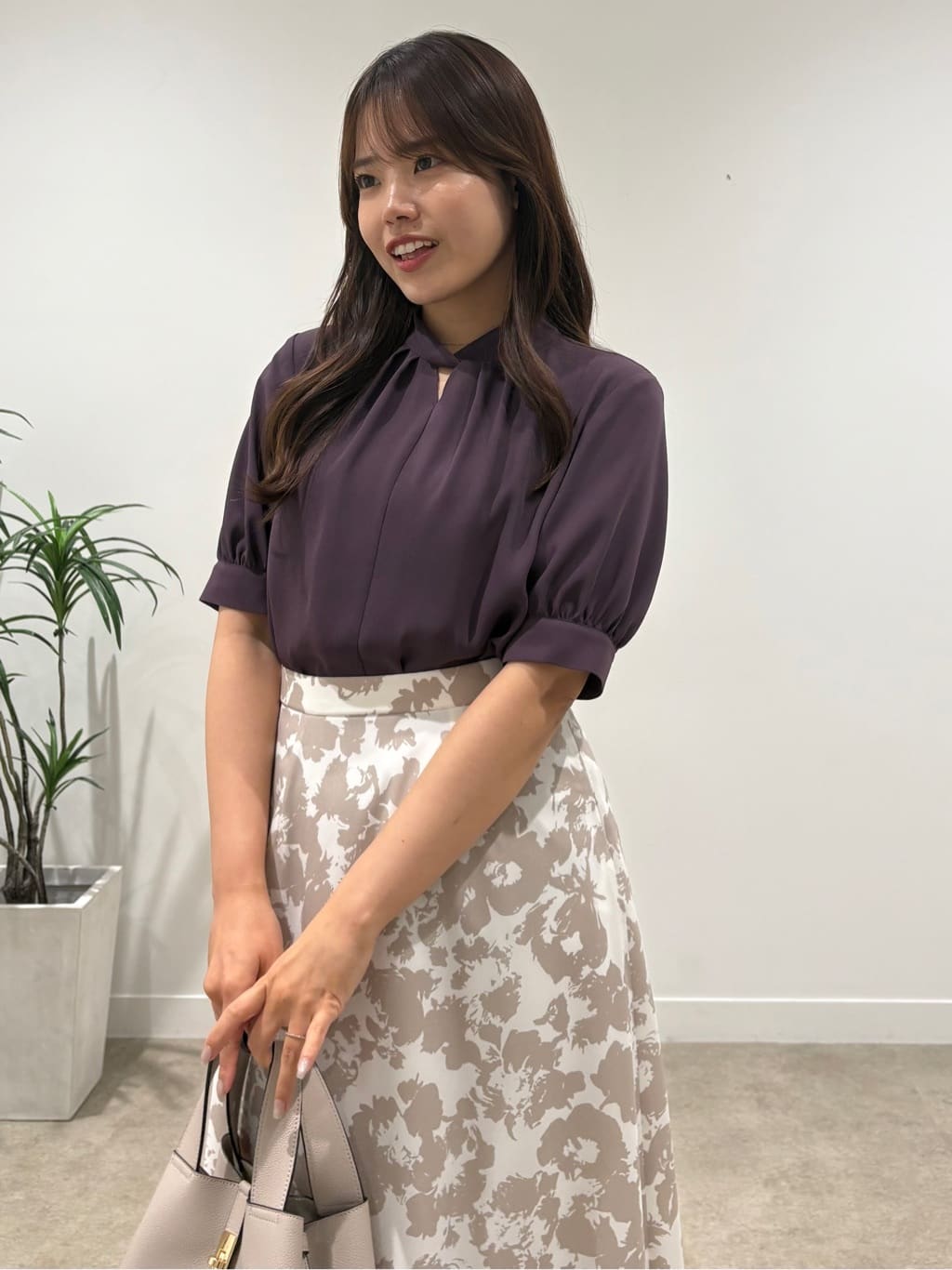 MISAKIさんの「COUP DE CHANCE｜◆【手洗い可／日本製】パフスリーブブラウス」を使ったコーディネート
