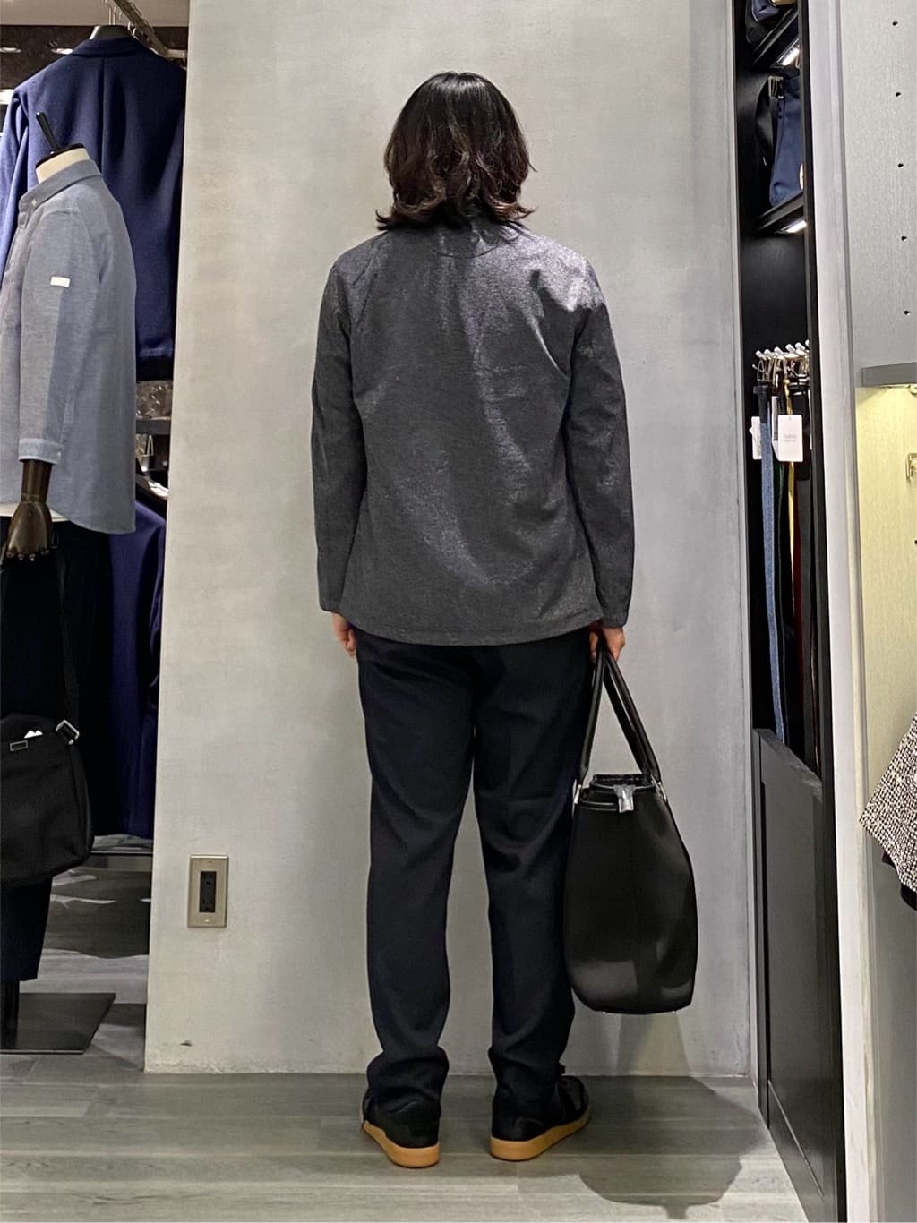nishiさんの「TAKEO KIKUCHI｜【抗菌防臭／9色5サイズ展開】ハニカムメランジ ポロシャツ」を使ったコーディネート