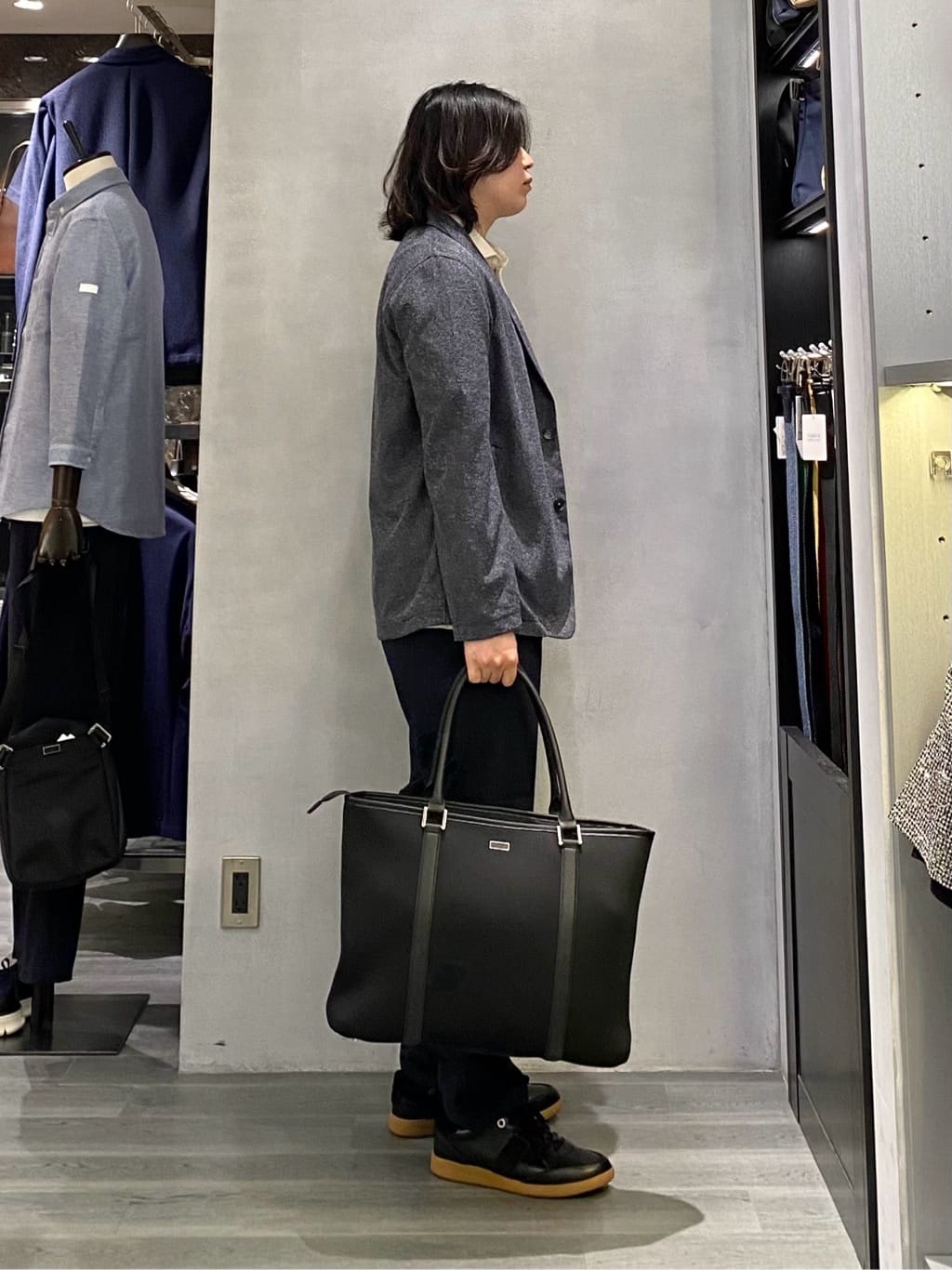 nishiさんの「TAKEO KIKUCHI｜【抗菌防臭／9色5サイズ展開】ハニカムメランジ ポロシャツ」を使ったコーディネート