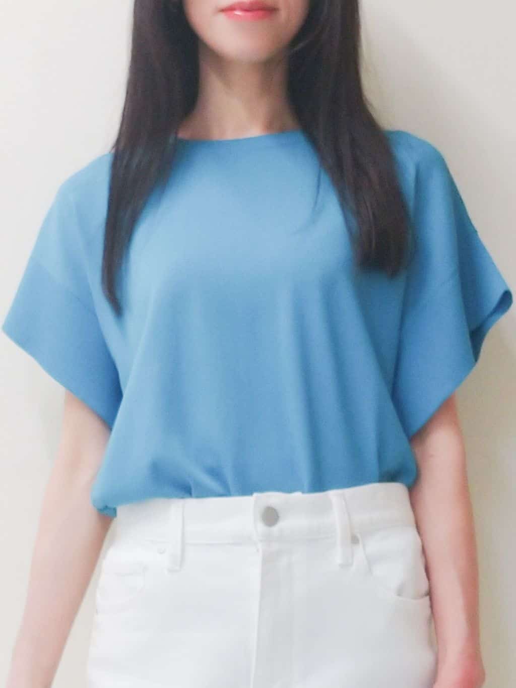 yuriさんの「OPAQUE.CLIP｜◆フリルスリーブニット【UVケア／接触冷感／洗濯機洗い可／抗ピル】」を使ったコーディネート