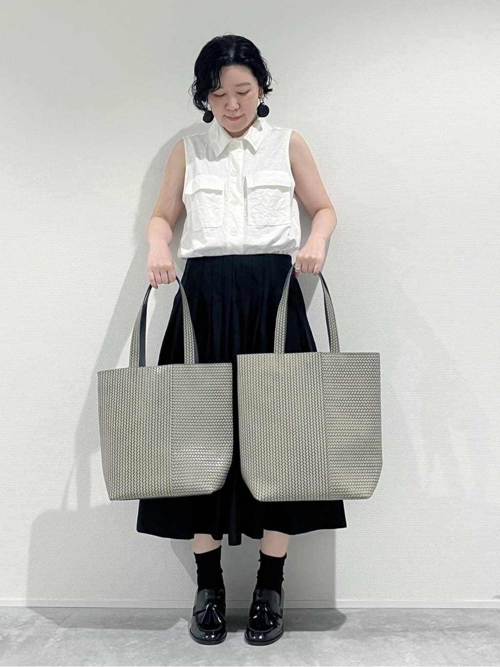Cさんの「HIROKO HAYASHI｜OTTICA（オッティカ）トートバッグM」を使ったコーディネート
