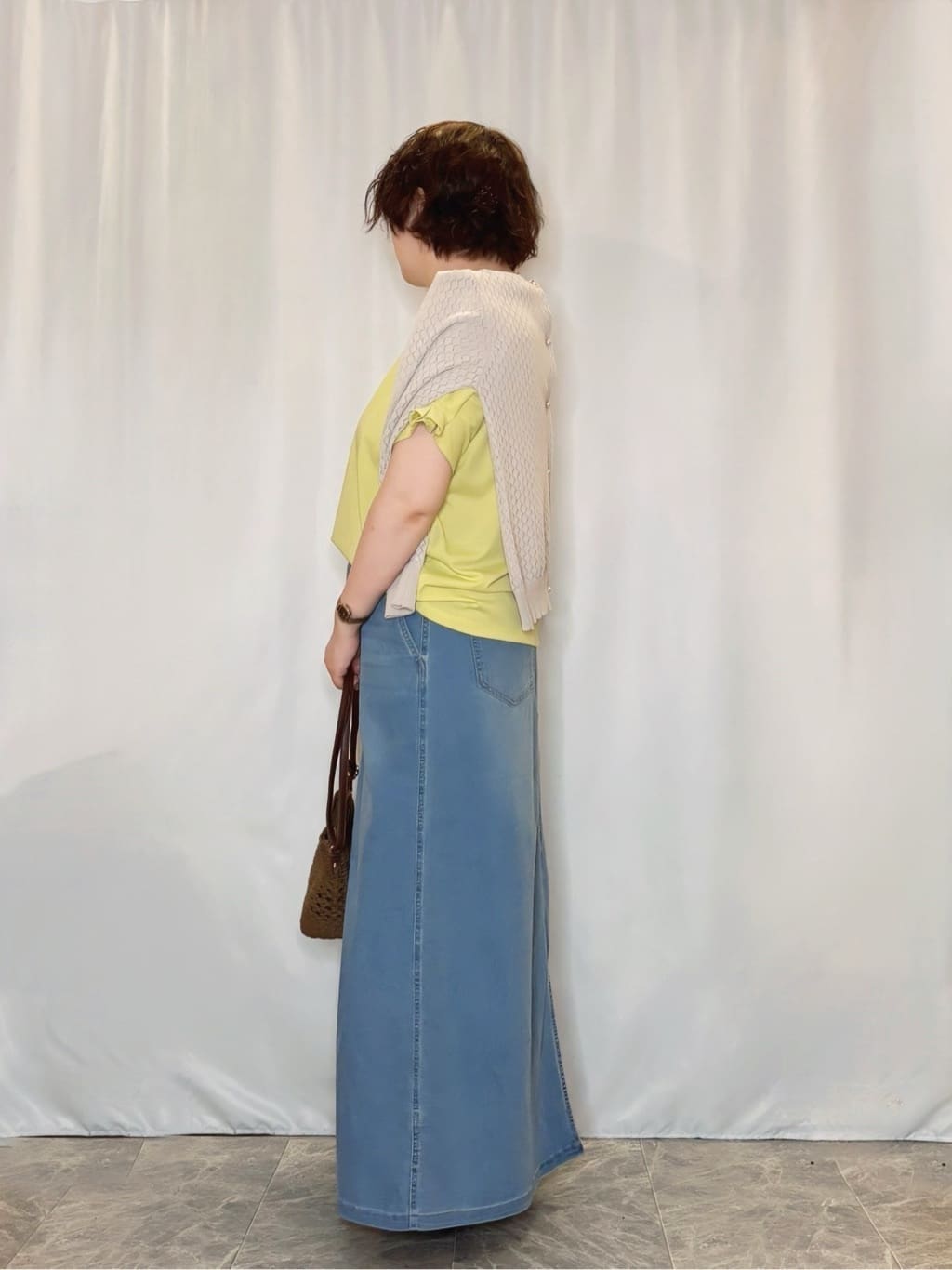 たみさんの「SHOO･LA･RUE｜【S-LL/UV/プチプラ】お袖タックで好印象 デザインTシャツ」を使ったコーディネート