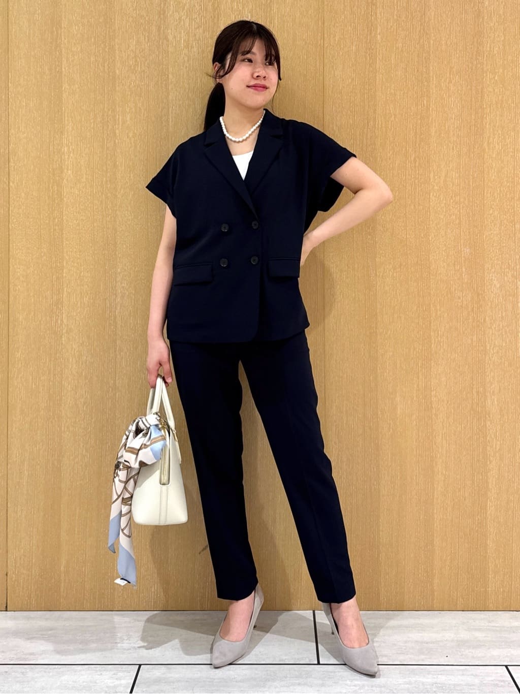 nanaさんの「UNTITLED｜コットンテレコタンクトップ」を使ったコーディネート