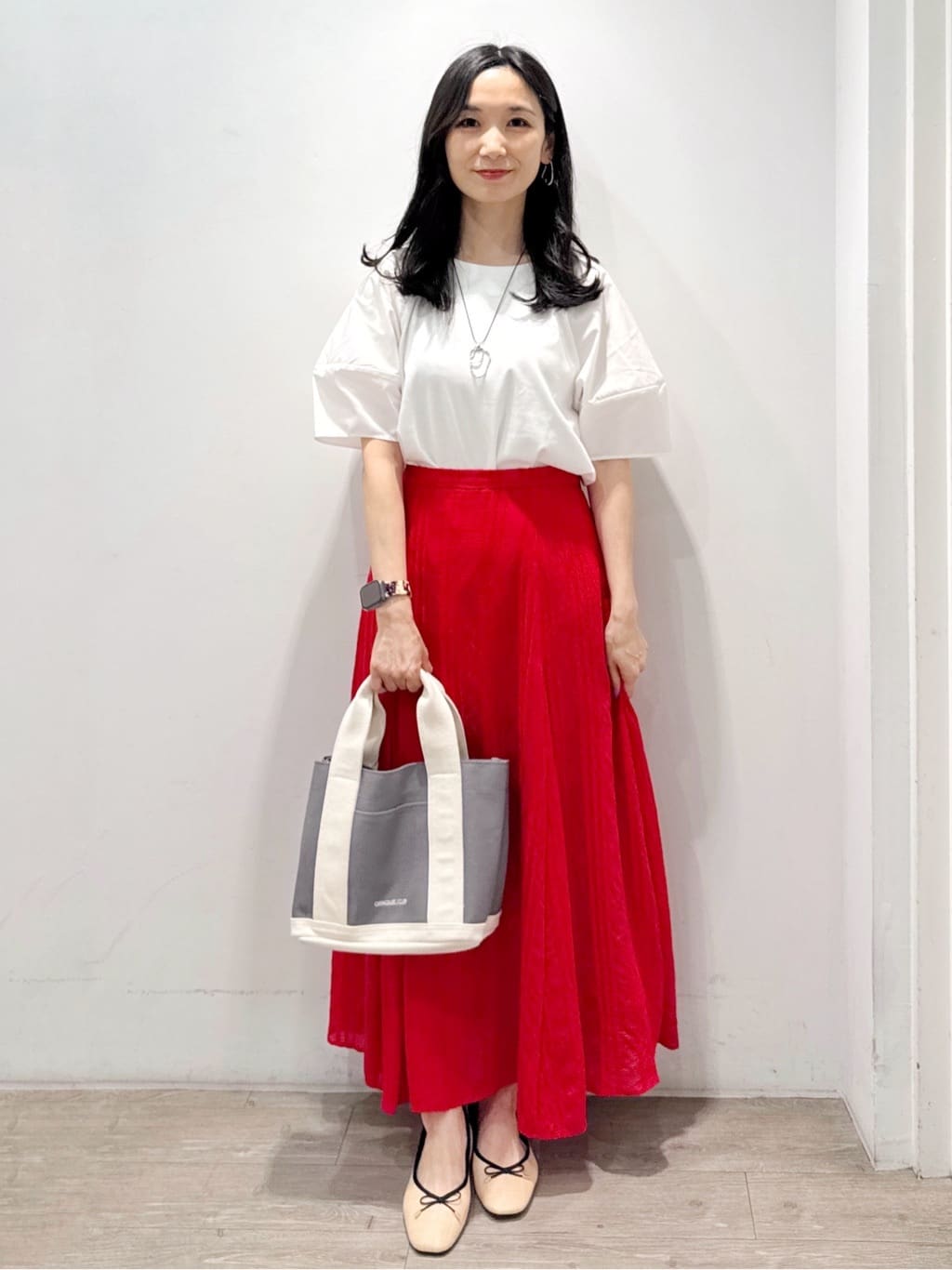 yuicciさんの「OPAQUE.CLIP｜【定番/6color】名品フラットバレエシューズ」を使ったコーディネート