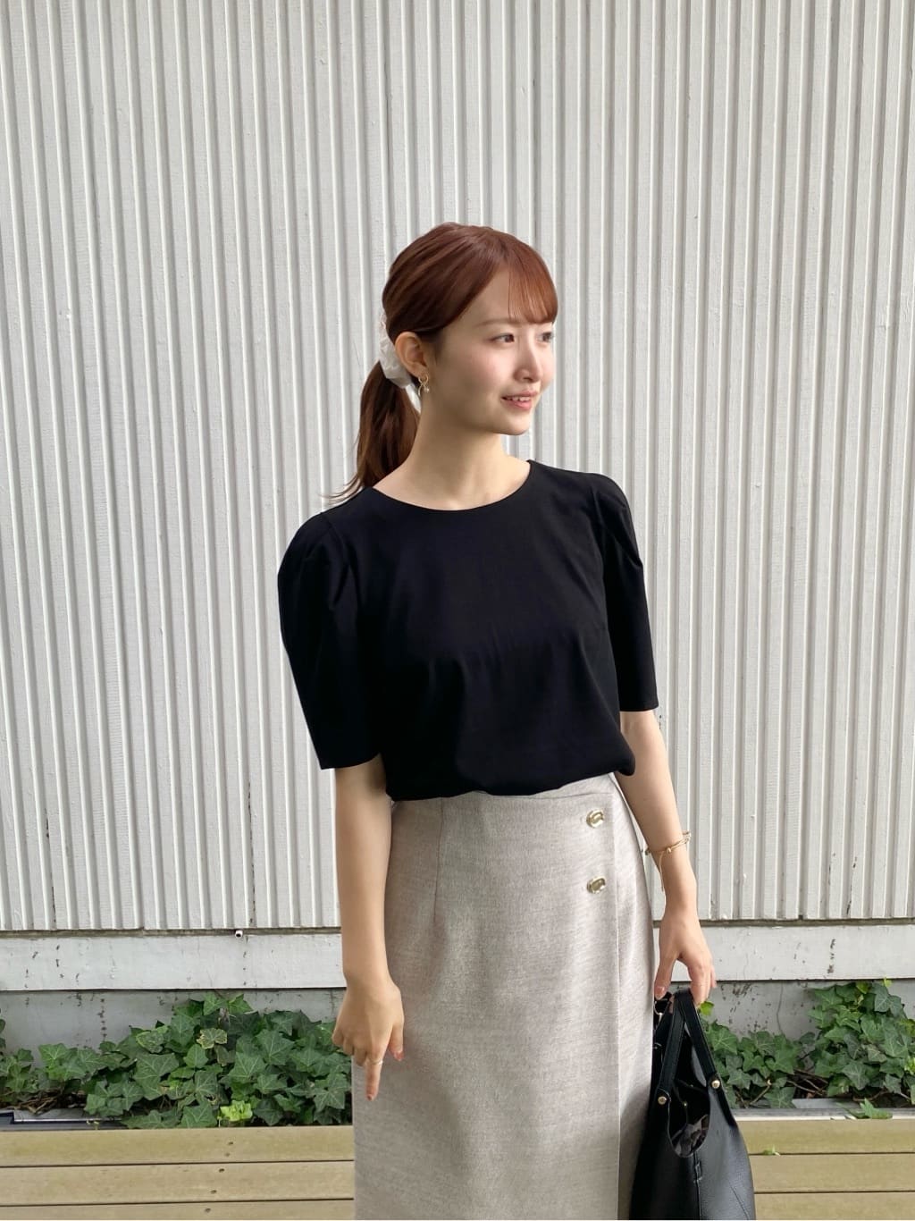 みさかさんの「index｜《7色展開／XS-LLサイズ》多機能タックスリーブトップス【汗ジミ防止／吸水速乾／接触冷感／UVケア」を使ったコーディネート