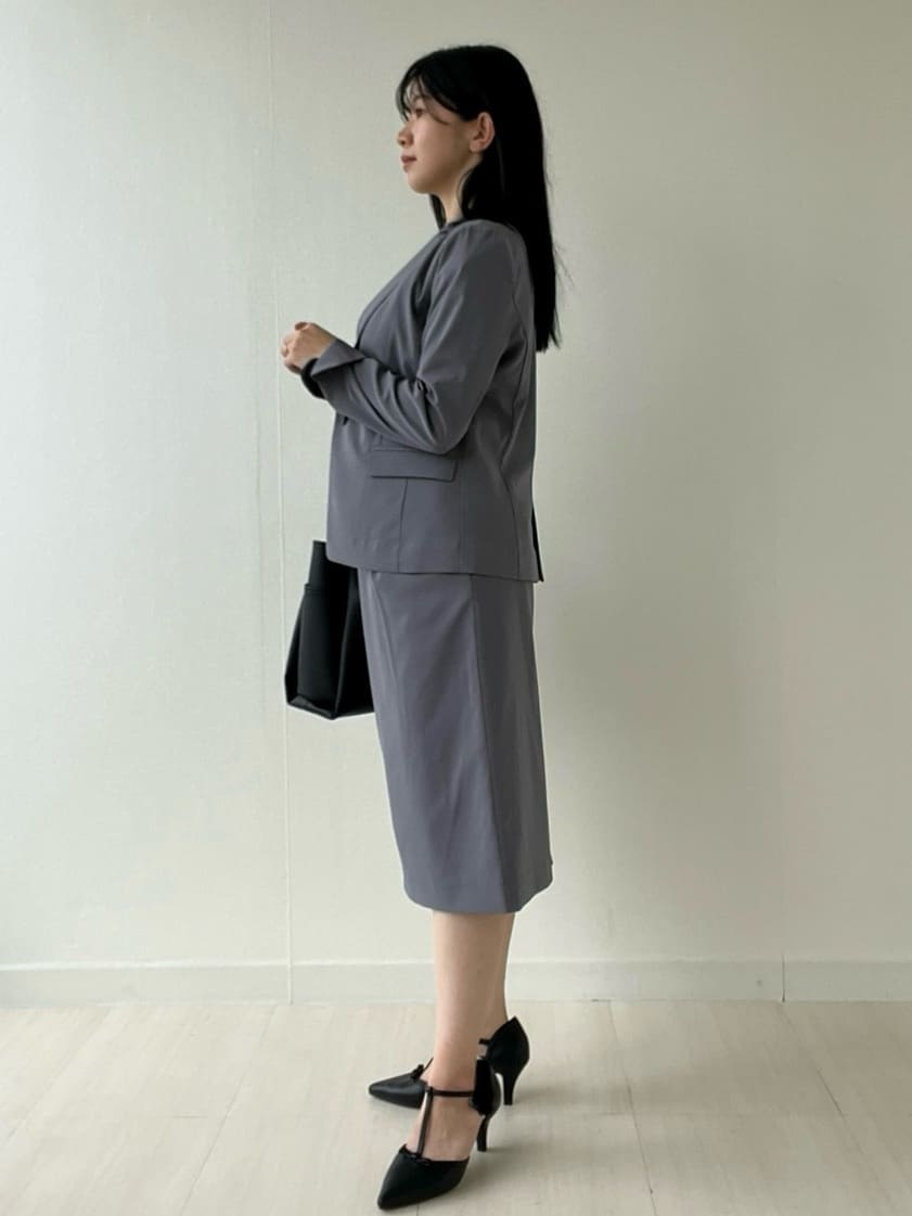 Mori Moriさんの「index｜《美人百花掲載／XS-3Lサイズ》フレアスリーブバックシャントップス【接触冷感／UVケア／洗濯機洗い」を使ったコーディネート