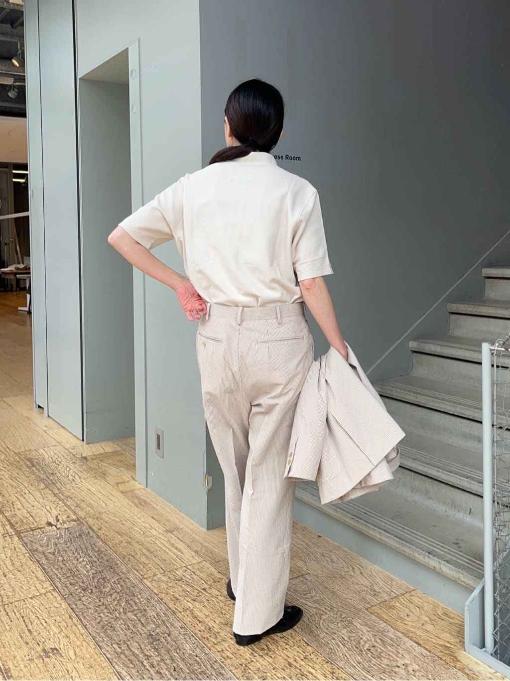 神野（jinno）さんの「TAKEO KIKUCHI｜【抗菌防臭／9色5サイズ展開】ハニカムメランジ ポロシャツ」を使ったコーディネート