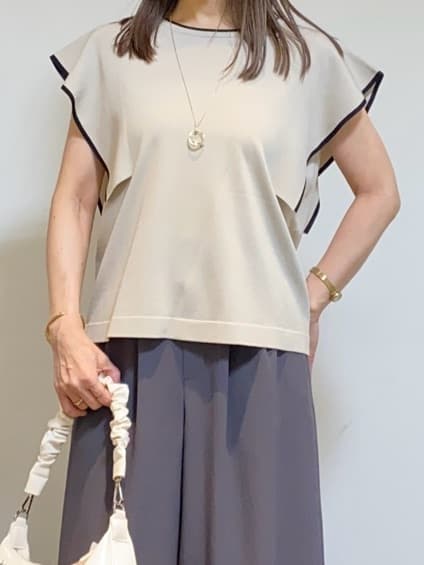 tomoさんの「UNTITLED｜【ステンレス】レイヤードチェーンネックレス」を使ったコーディネート