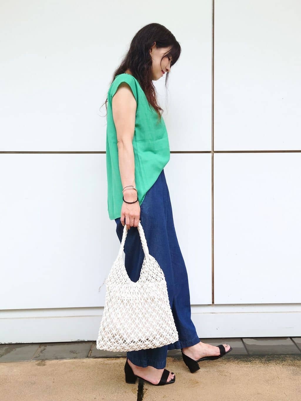 maimai*さんの「SHOO･LA･RUE｜【S-LL/洗濯後しわになりにくい】上品にきれい見え スラブギャザーブラウス」を使ったコーディネート
