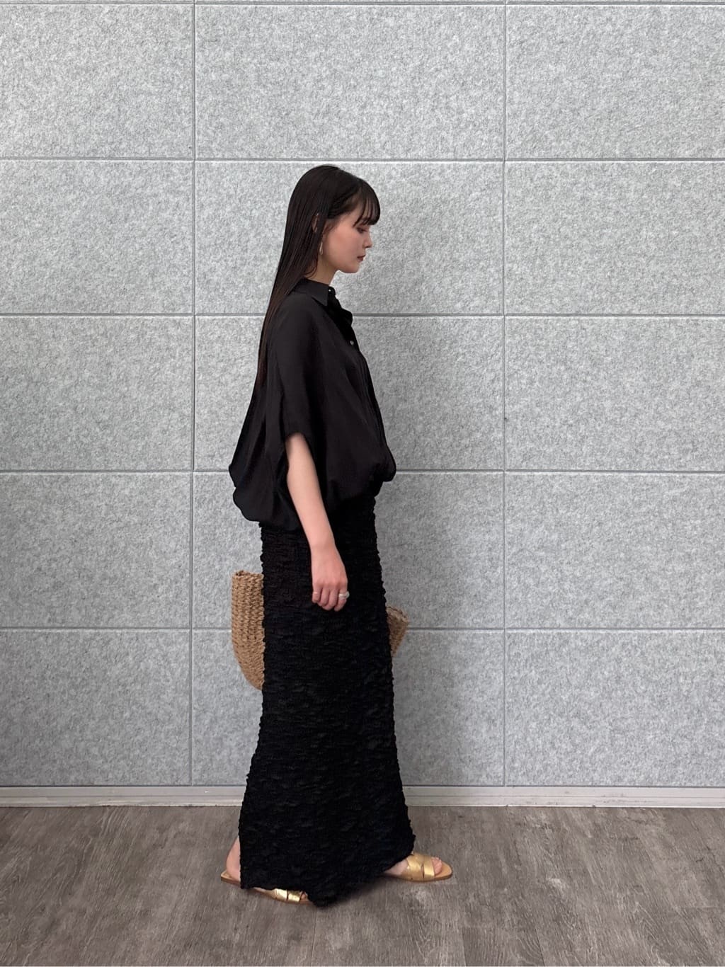 akiさんの「INDIVI｜バルーンフォルムブラウス」を使ったコーディネート