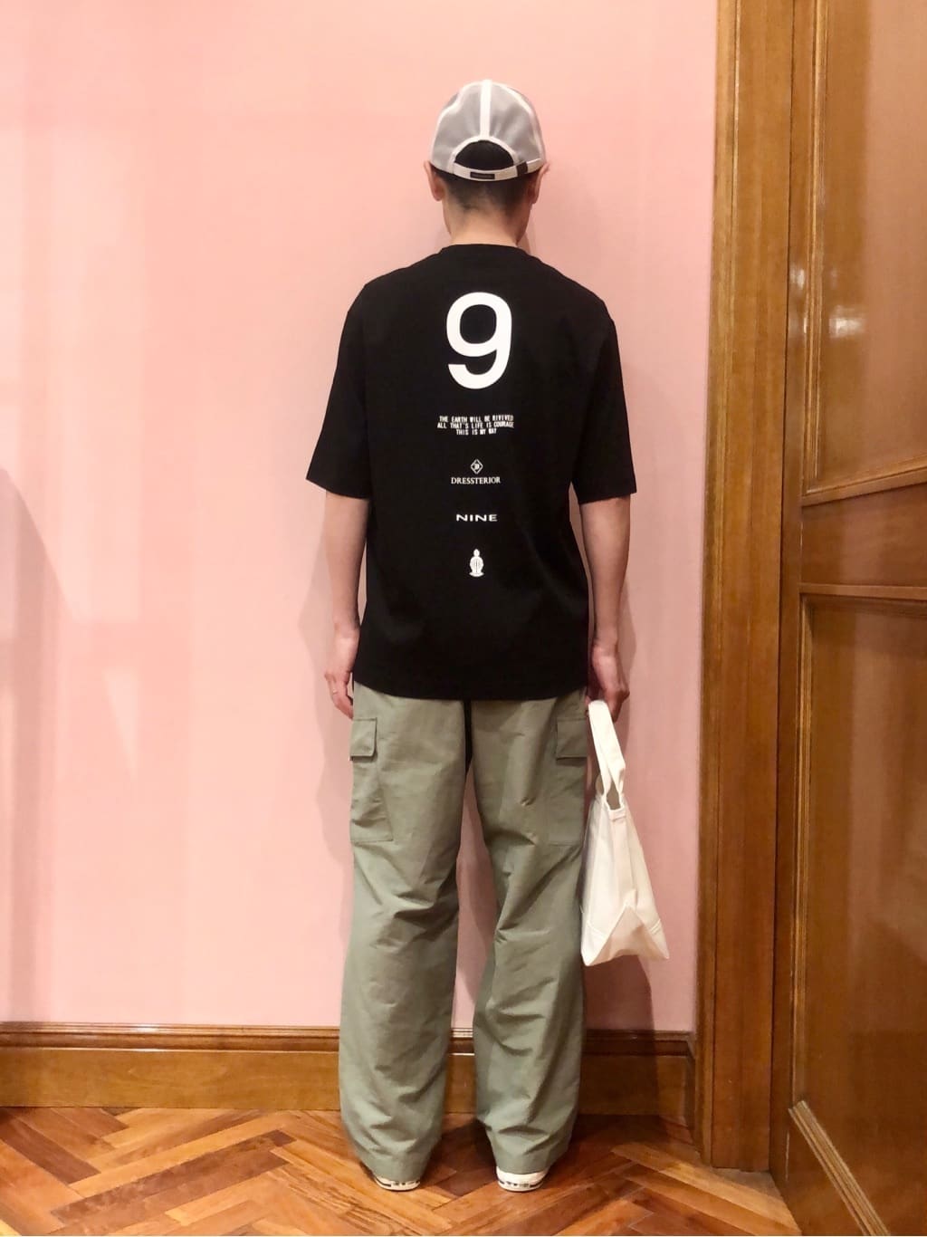 OKJさんの「DRESSTERIOR｜Dロゴ メッシュキャップ」を使ったコーディネート