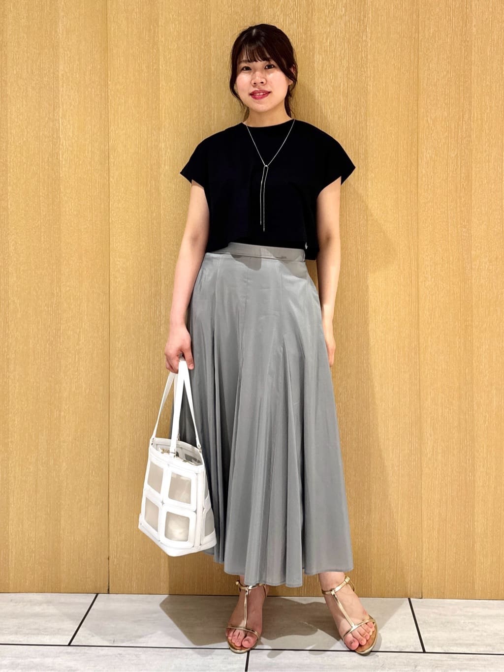 nanaさんの「UNTITLED｜【ステンレス】ショートラリエット」を使ったコーディネート