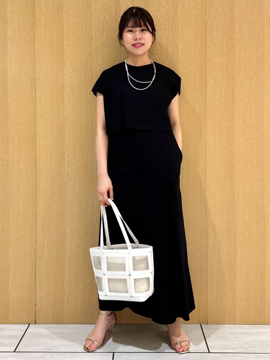 nanaさんの「UNTITLED｜【ステンレス】ショートラリエット」を使ったコーディネート