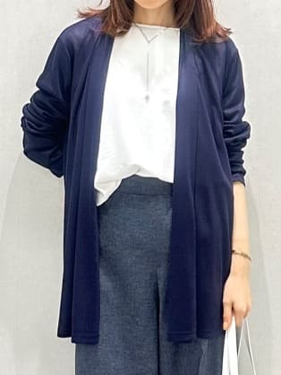 Miwaさんの「UNTITLED｜◆【接触冷感/UV機能/遮熱】ジャージカーディガン」を使ったコーディネート