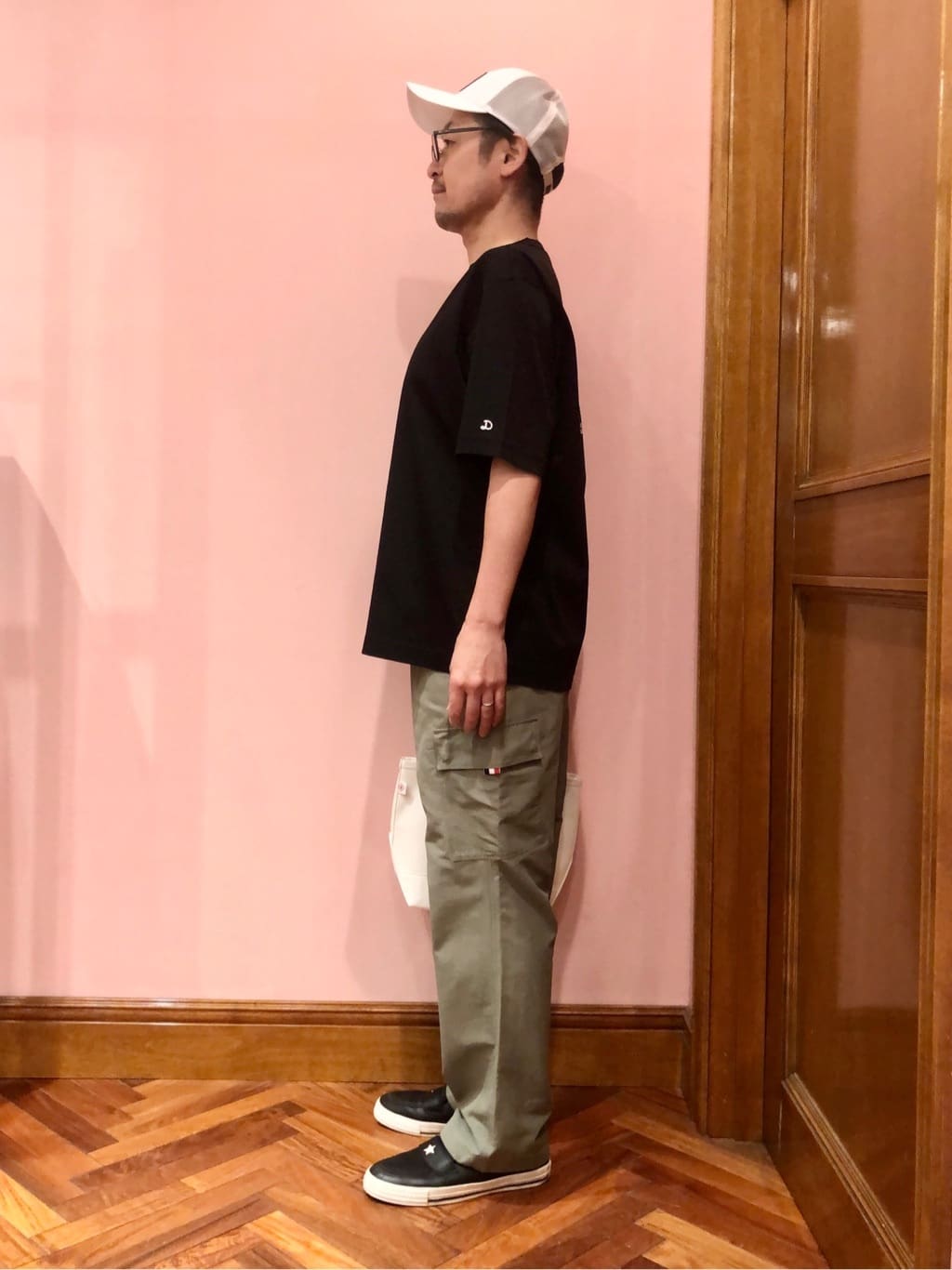 OKJさんの「DRESSTERIOR｜Dロゴ メッシュキャップ」を使ったコーディネート