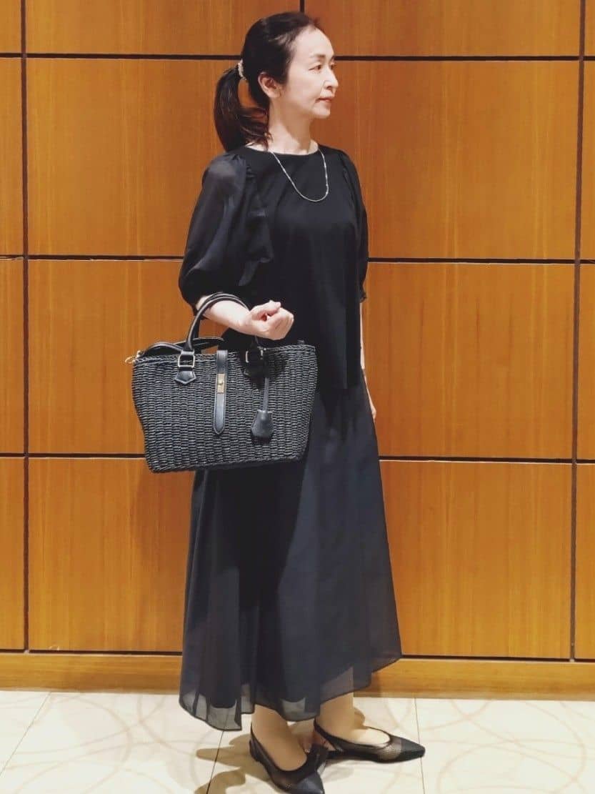 Kさんの「Reflect｜【マシンウォッシュ可】シアーパフスリーブTブラウス」を使ったコーディネート