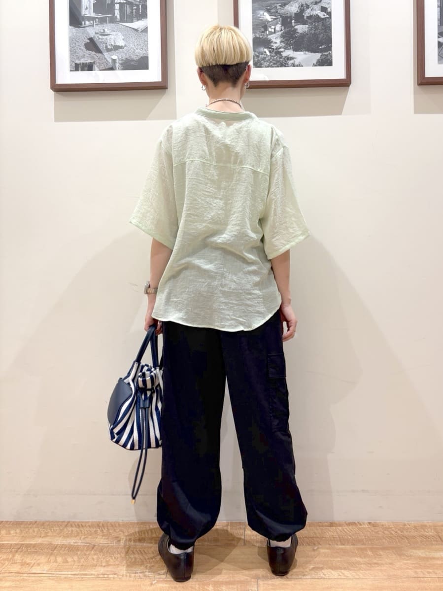 Ayumiさんの「SHOO･LA･RUE｜【S-LL】一枚で着映え コード刺繍シャツ」を使ったコーディネート