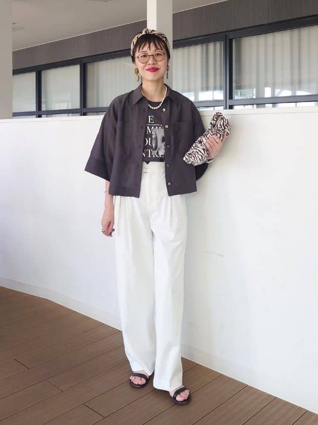 MUTSUKOさんの「UNTITLED｜【ロゴT/プリントT】グラフィックTシャツ」を使ったコーディネート