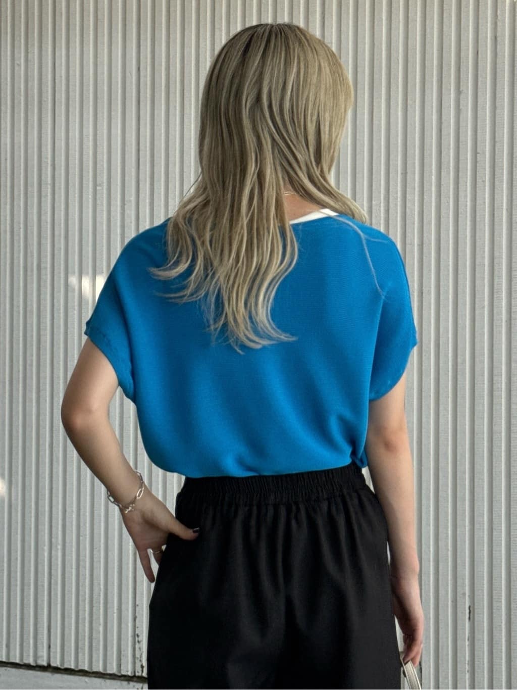 omaさんの「THE SHOP TK｜【6色展開】さらさらフレンチニット【毛玉になりにくい/洗濯機OK】」を使ったコーディネート