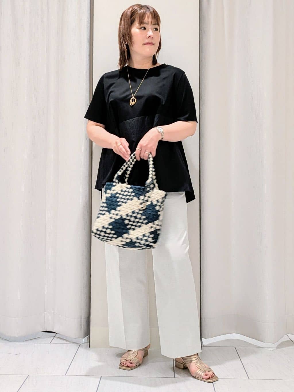 Onumaさんの「UNTITLED｜◆ビッグトップネックレス」を使ったコーディネート