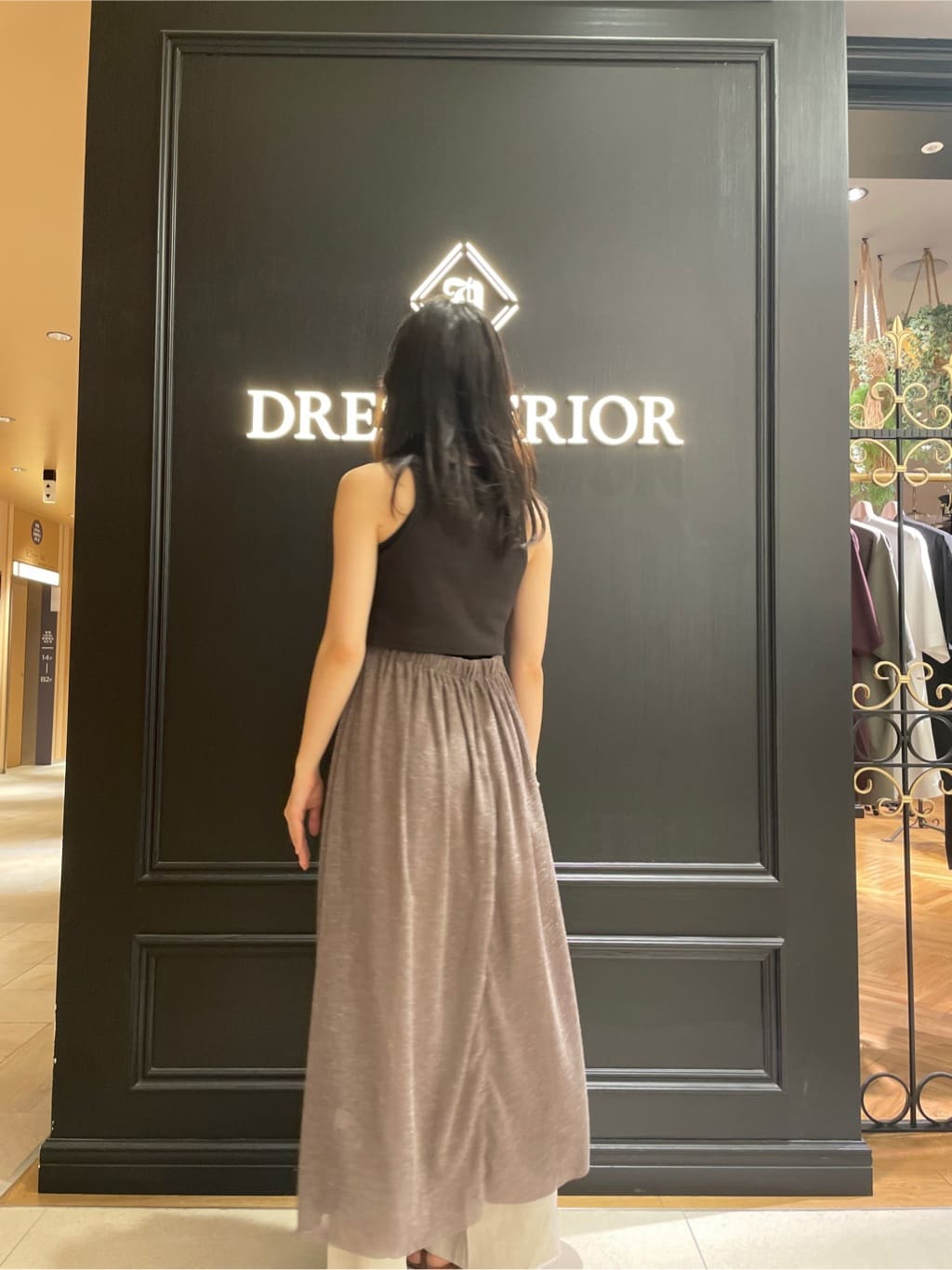 Karinさんの「DRESSTERIOR｜Carouselambra（ケラウズランブラ）【別注】BOAT TANK TOP DRESS」を使ったコーディネート