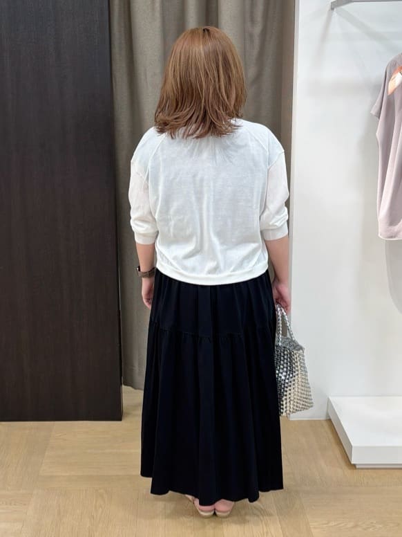 Keiさんの「UNTITLED｜【ティアード/洗える】コットンロングワンピース」を使ったコーディネート