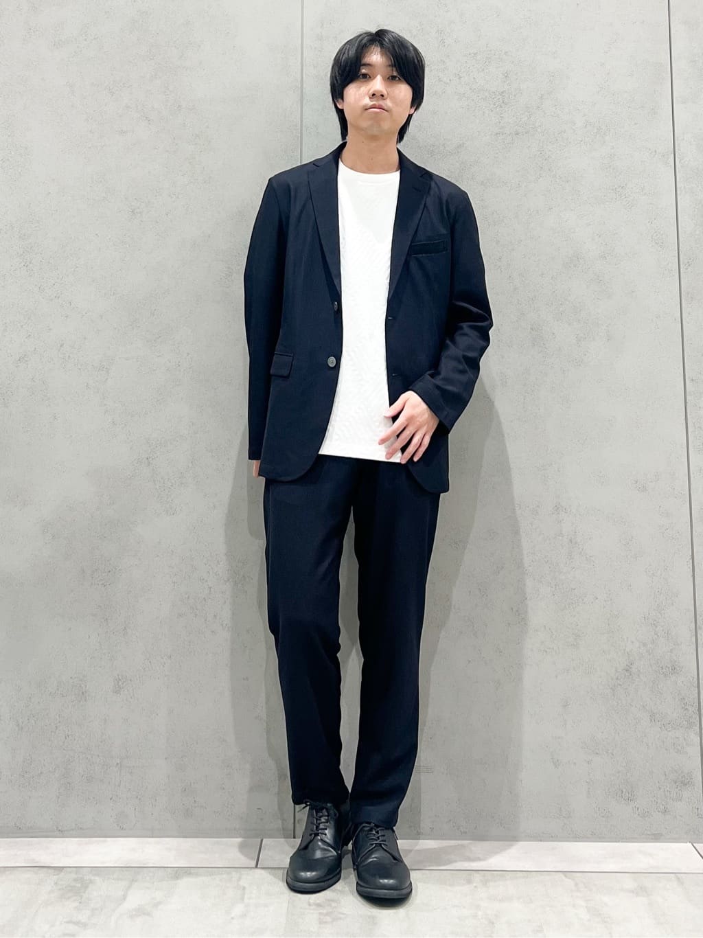 SHI-MAさんの「THE SHOP TK｜シャリルジャージ ジャケット　洗濯機OK/吸水速乾/イージーケア/セットアップ可」を使ったコーディネート