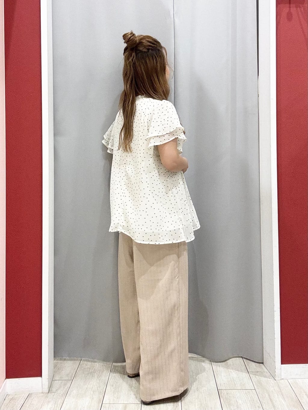 shioさんの「SHOO･LA･RUE｜【UV/さらさらタッチ】女性らしさ漂う 5分袖ボレロカーディガン」を使ったコーディネート