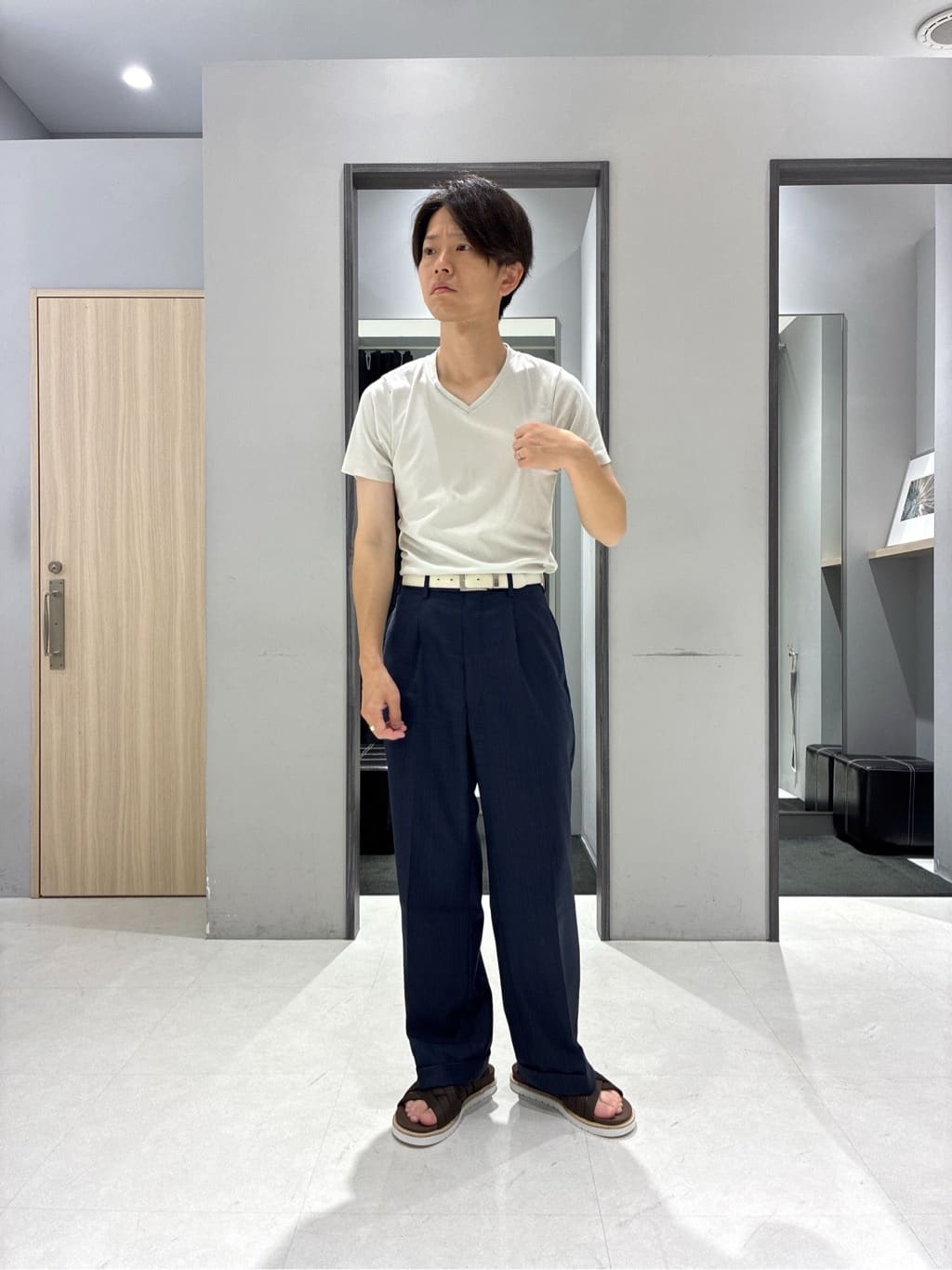 わいずみさんの「TAKEO KIKUCHI｜【GUNZE&times;TAKEO KIKUCHI】メンズインナー「ステルス(R)」」を使ったコーディネート