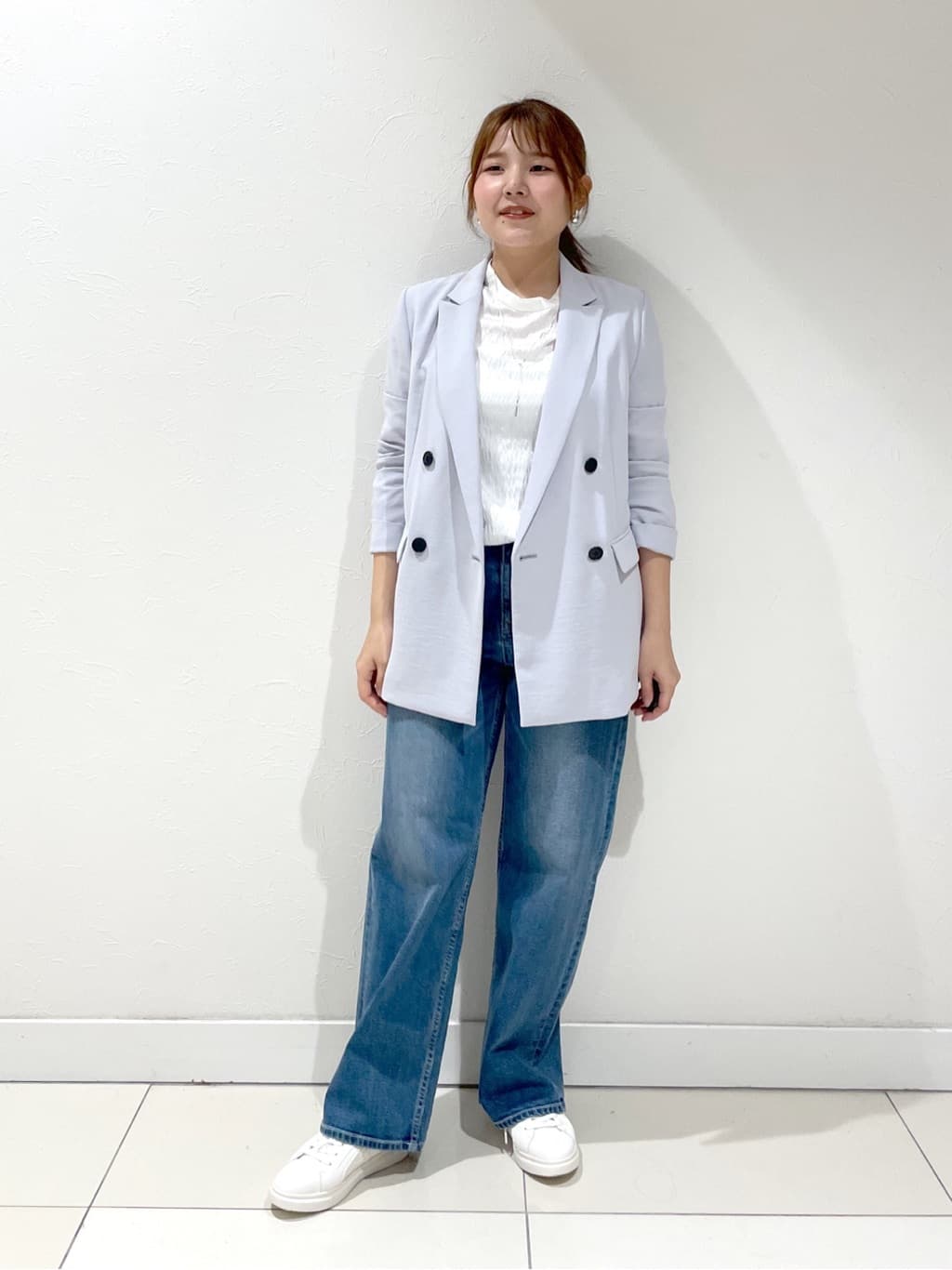 YUUKIさんの「INDIVI｜◆【着る日傘/遮熱/UVケア】ダブルジャケット」を使ったコーディネート