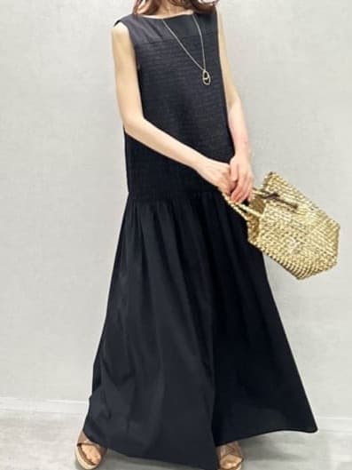 Miwaさんの「UNTITLED｜ライトダブルリングネックレス」を使ったコーディネート
