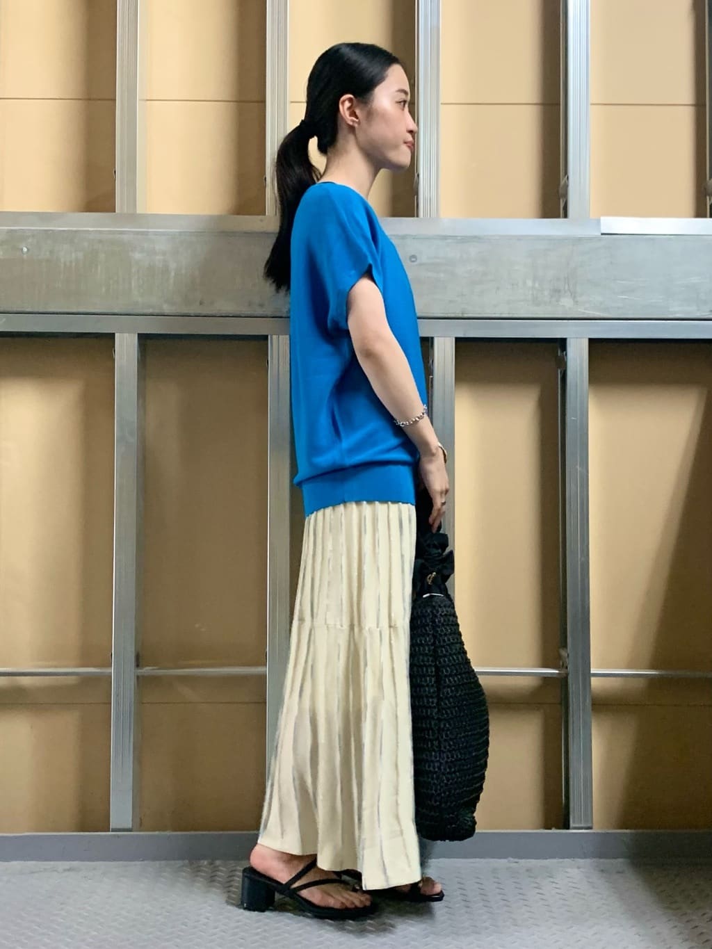 sahoさんの「THE SHOP TK｜【6色展開】さらさらフレンチニット【毛玉になりにくい/洗濯機OK】」を使ったコーディネート