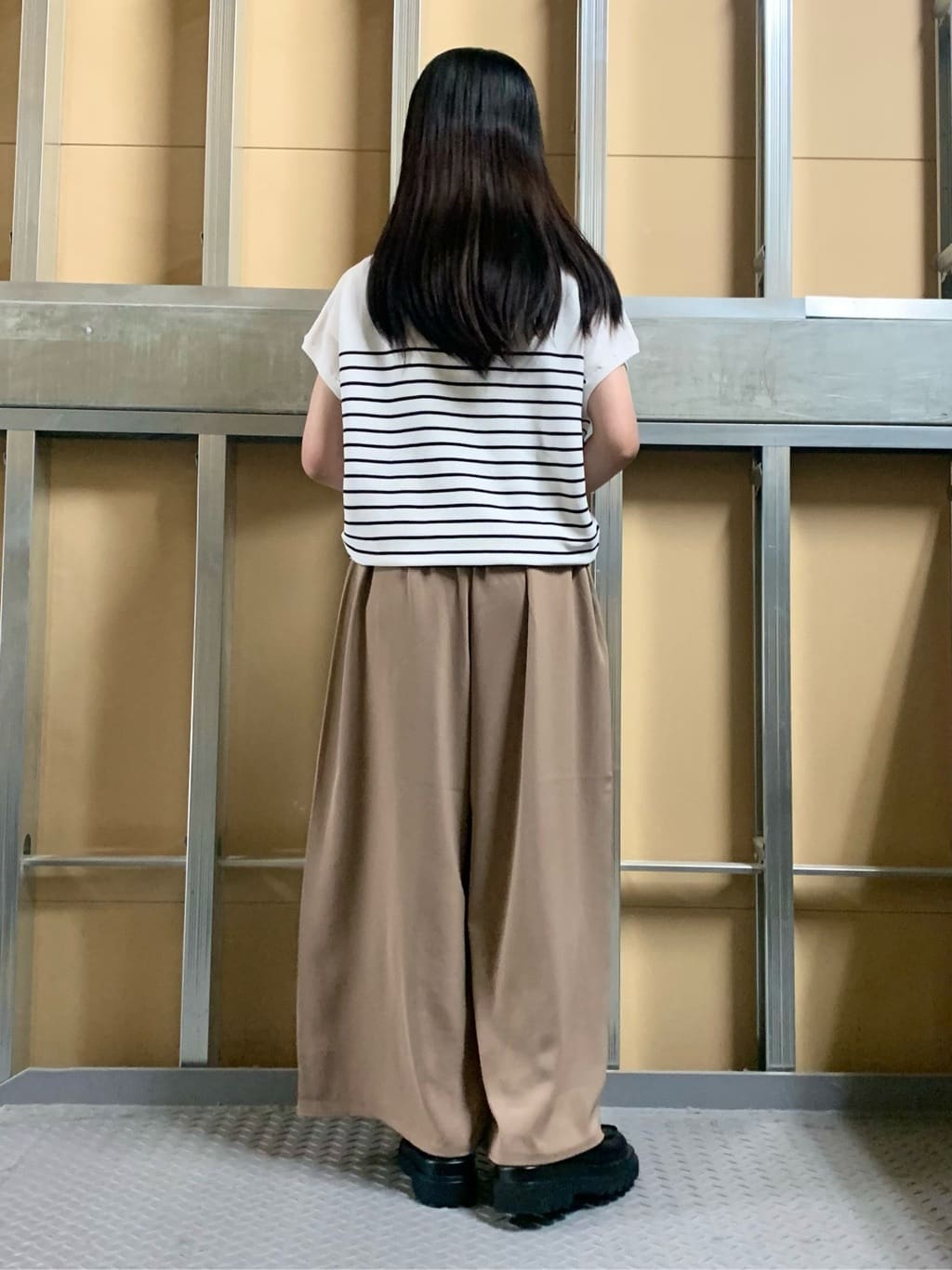 sahoさんの「THE SHOP TK｜【6色展開】さらさらフレンチニット【毛玉になりにくい/洗濯機OK】」を使ったコーディネート