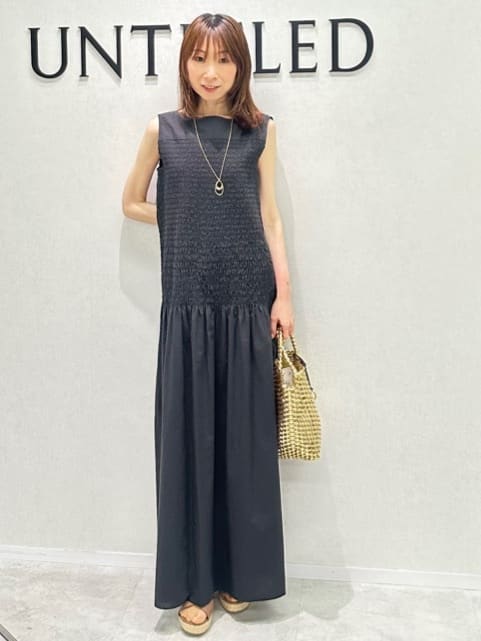 Miwaさんの「UNTITLED｜ライトダブルリングネックレス」を使ったコーディネート